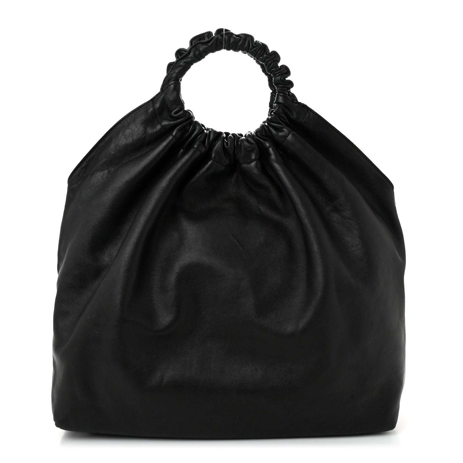 The Row Calfskin Double Circle Bag Black 1 of 11