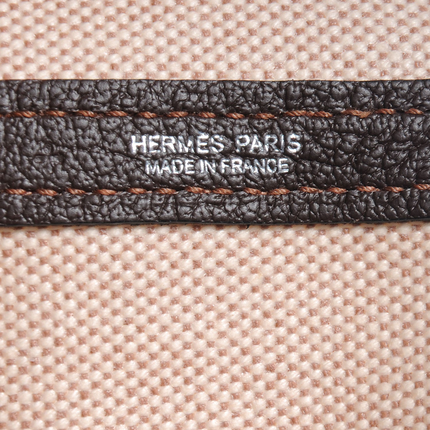 Hermes Toile Leather Garden Party MM Tote Ebene 7 of 9