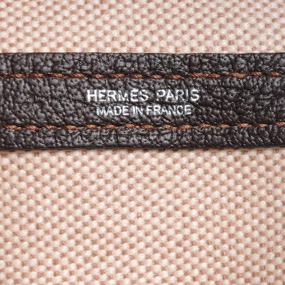 Hermes Toile Leather Garden Party MM Tote Ebene 7 of 9