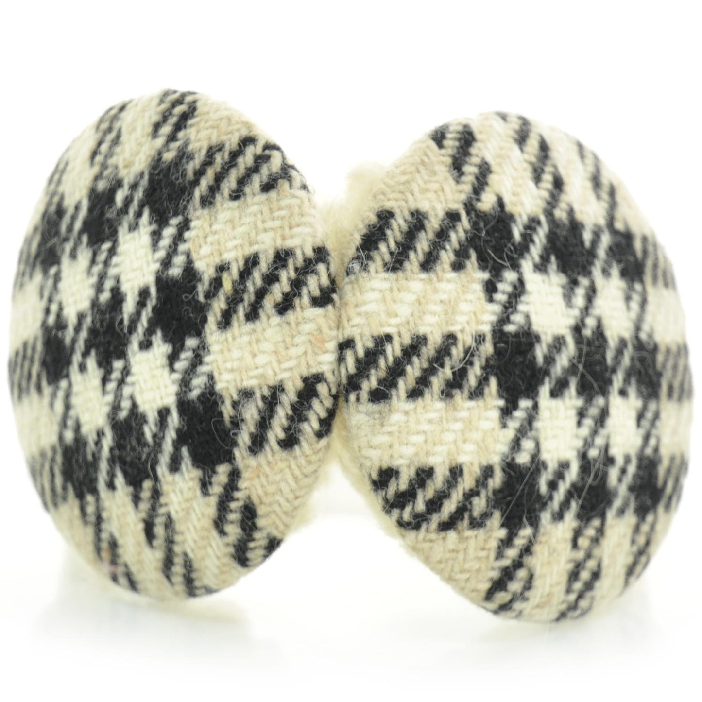 Shearling Check Earmuffs