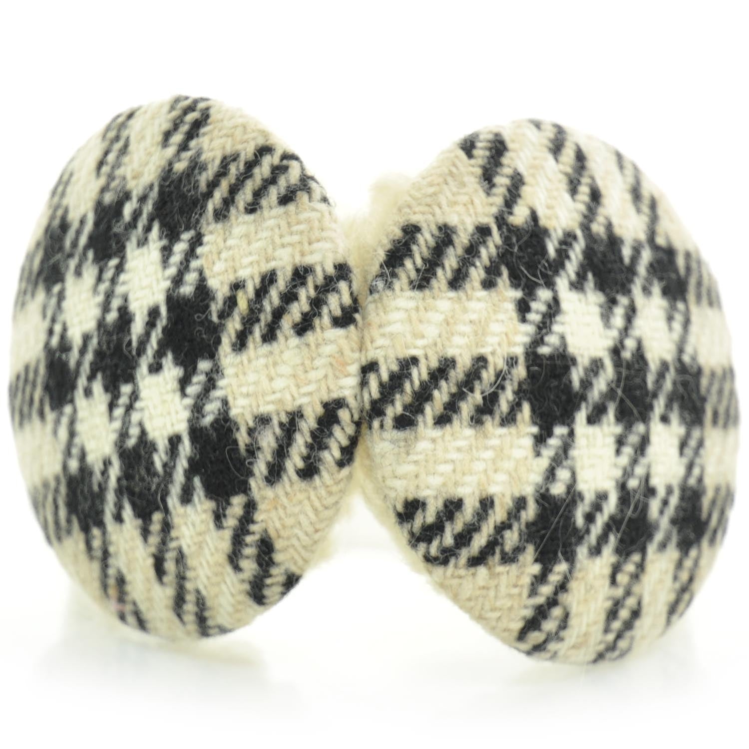 Burberry Shearling Check Earmuffs 4 of 6