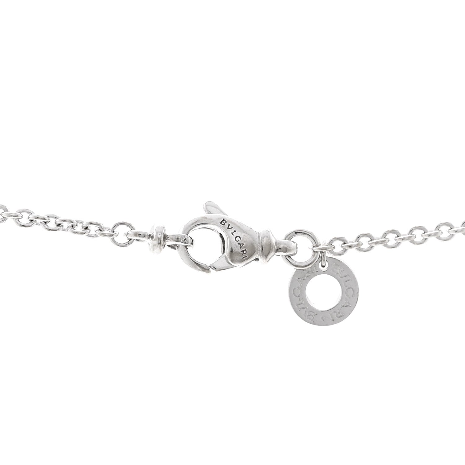 Bulgari 18K White Gold B.Zero1 Pendant Necklace 4 of 4