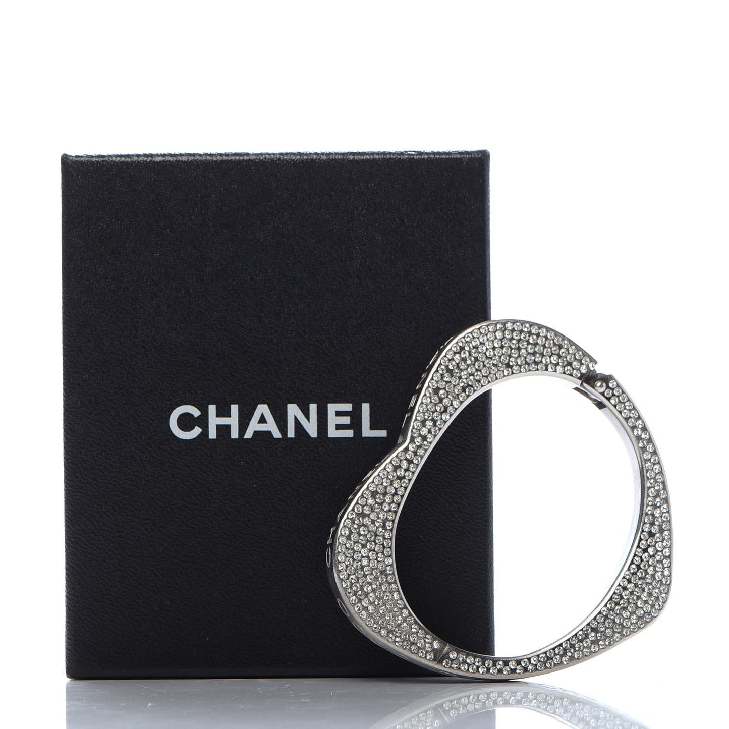Swarovski Crystal Heart Bracelet Silver
