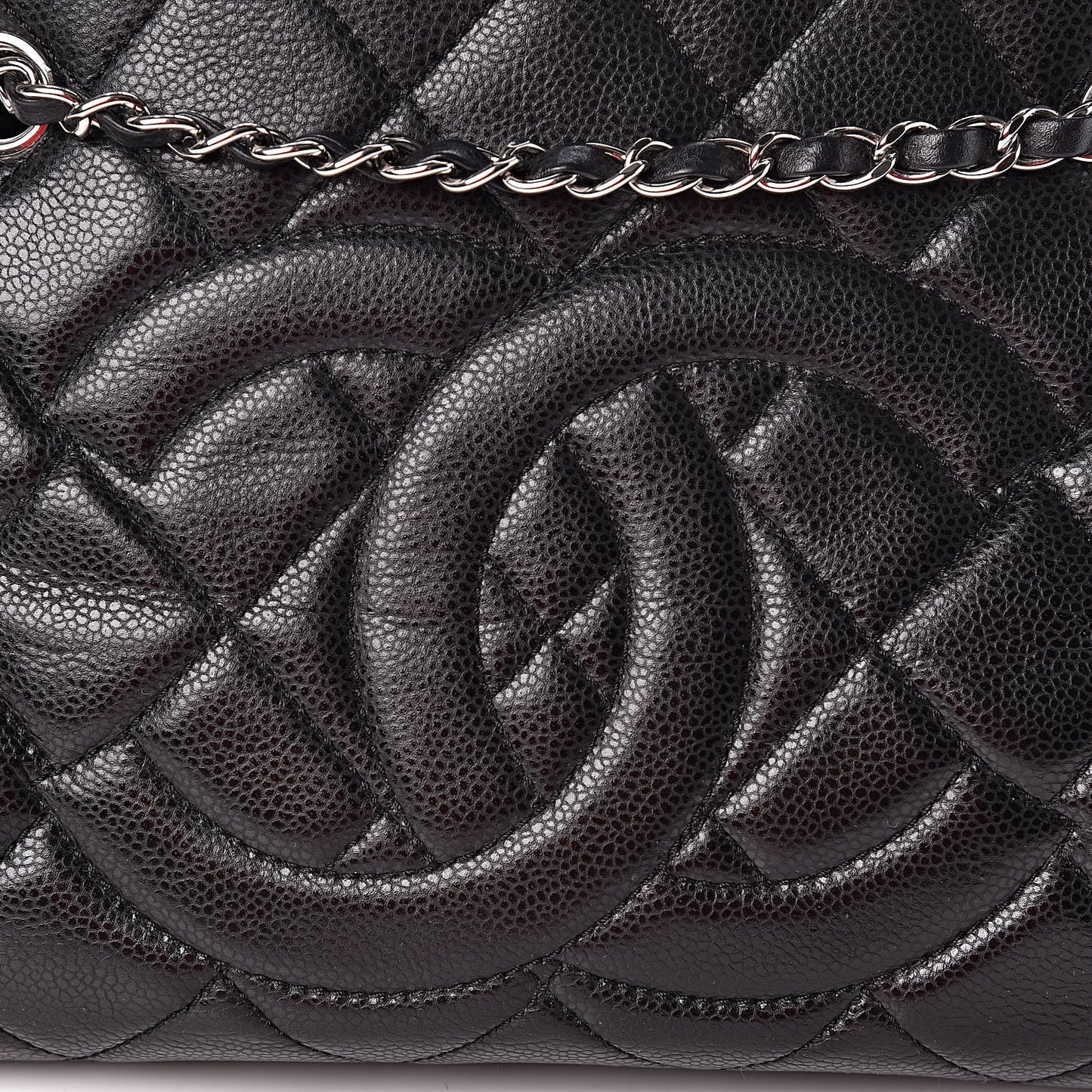 Caviar Quilted CC Timeless Tote Black