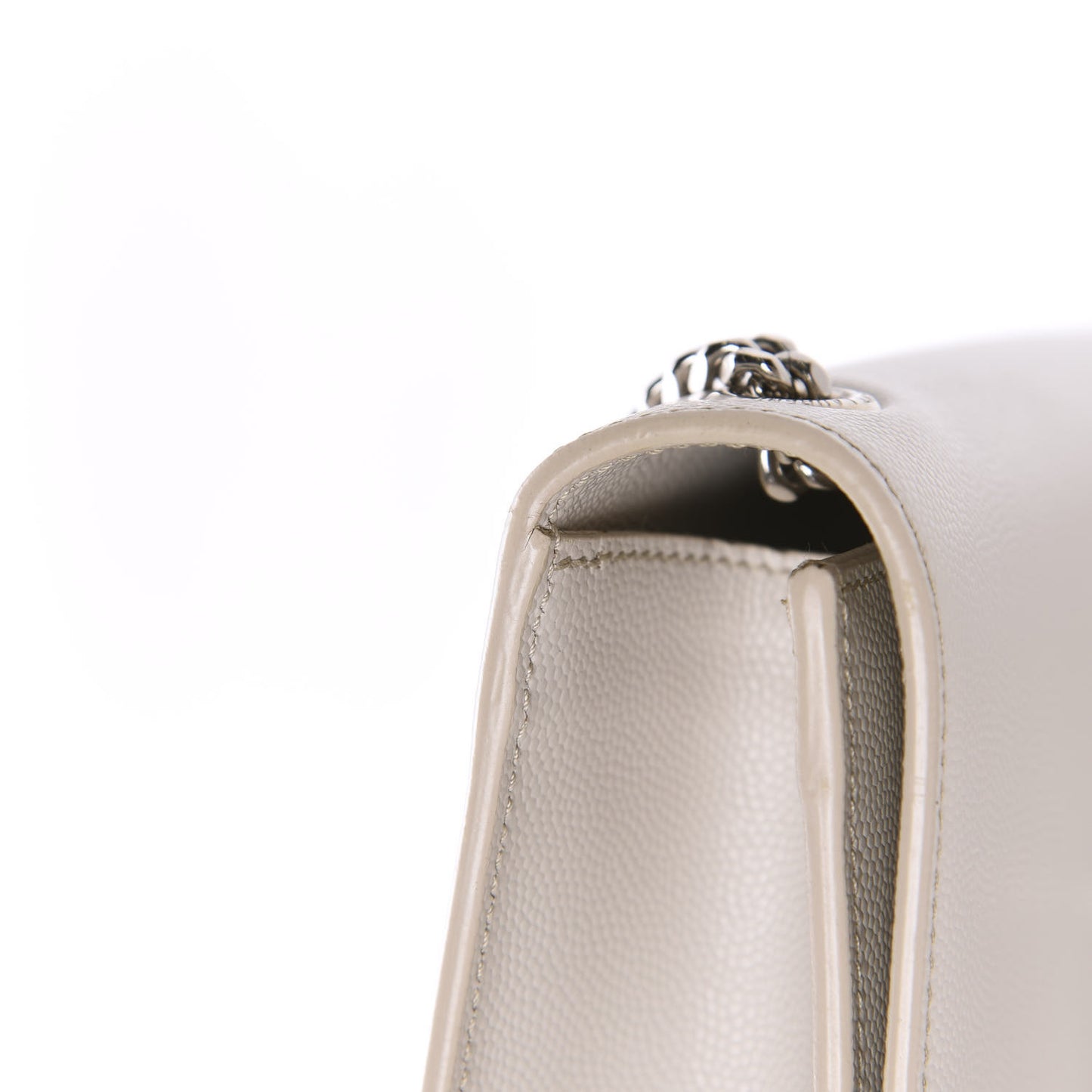Grain De Poudre Small Monogram Kate Satchel Optical White