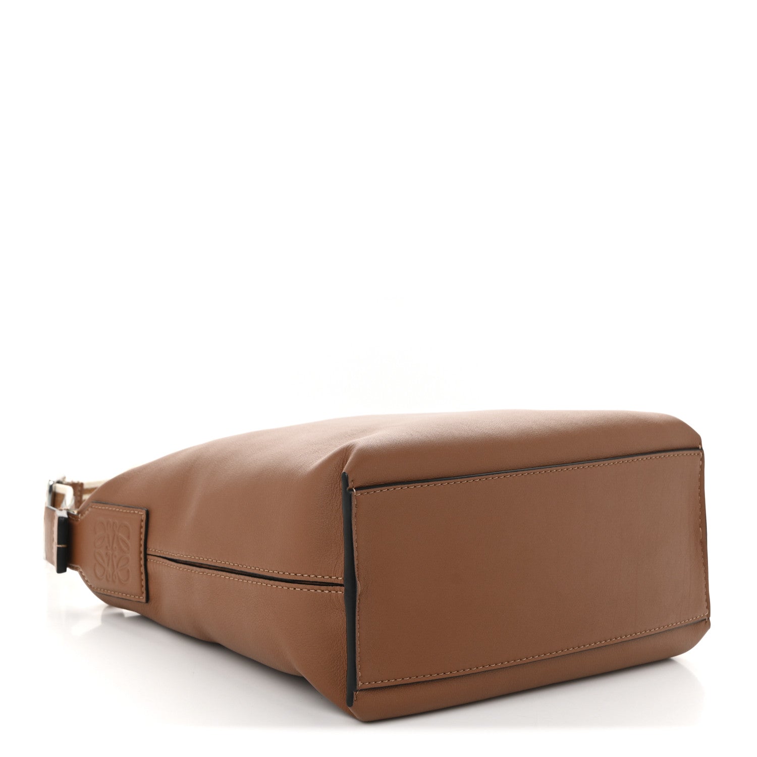 Loewe Supple Smooth Calfskin Jacquard Small Cubi Crossbody Bag Tan 4 of 10