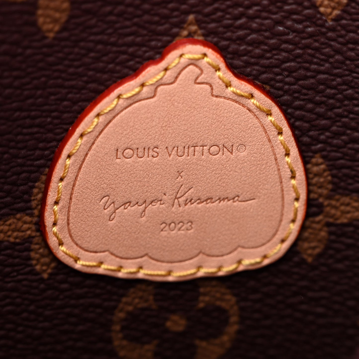 LV X YK Monogram Kusama Pumpkin Neonoe MM
