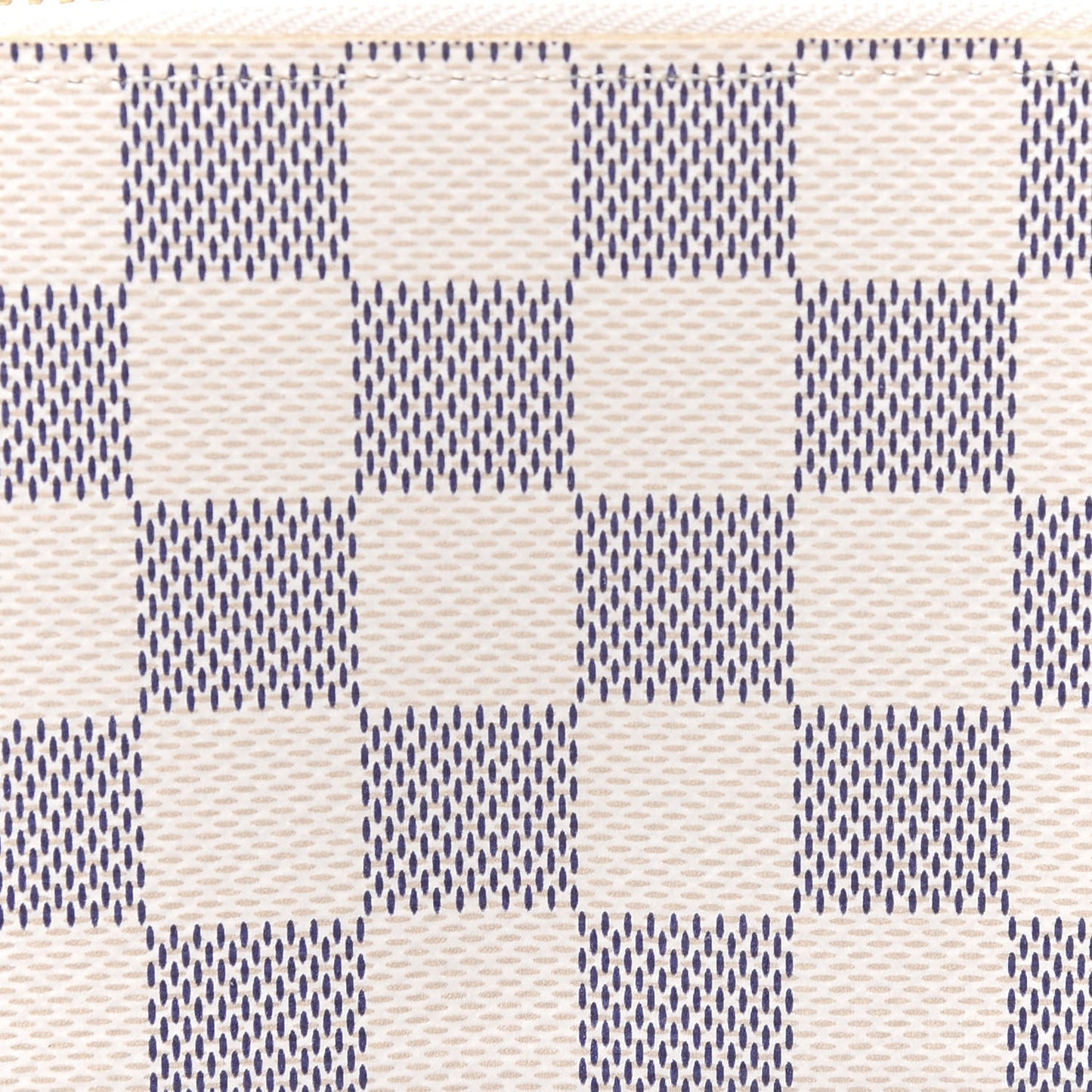 Damier Azur Clemence Wallet Rose Ballerine