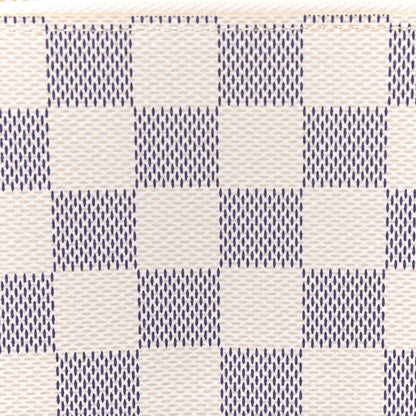 Louis Vuitton Damier Azur Clemence Wallet Rose Ballerine 9 of 9