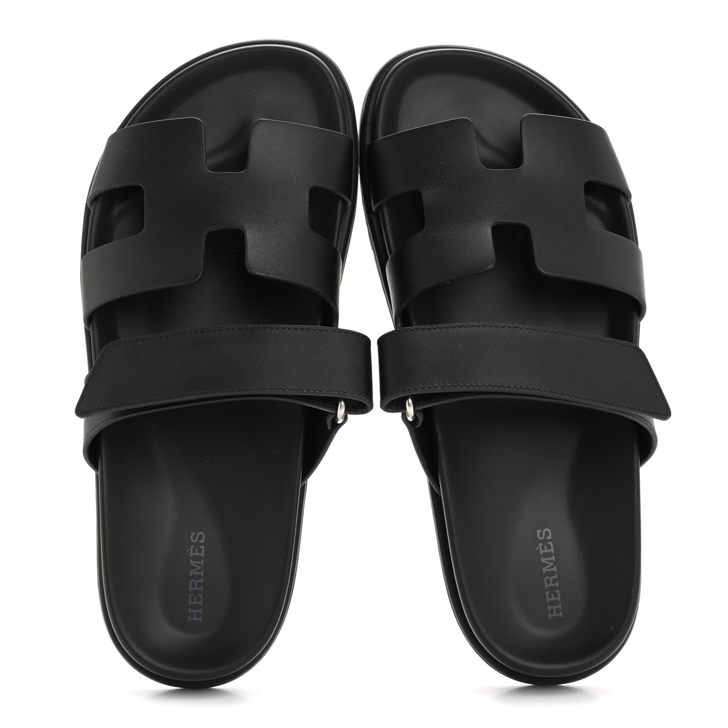 Calfskin Womens Chypre Sandals 38 Black