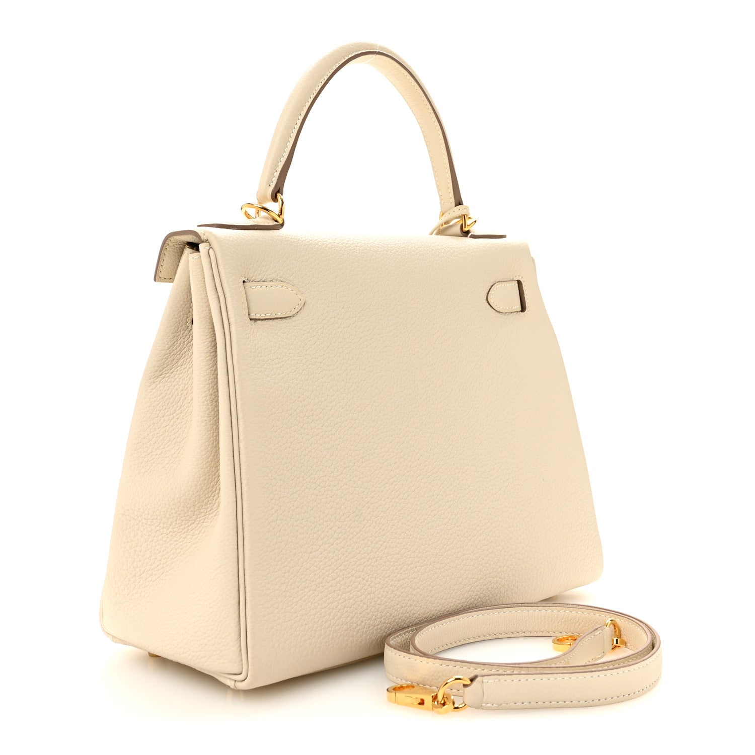 Hermes Togo Kelly Retourne 28 Craie 3 of 13