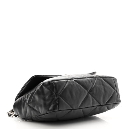 Chanel Lambskin Quilted Large Chanel 19 Flap Black 3 of 10