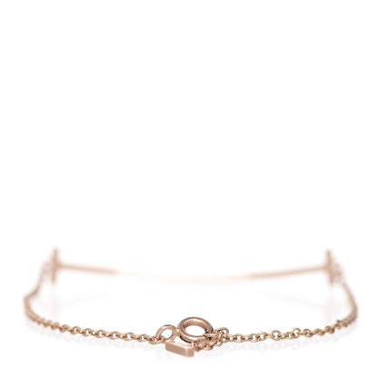 Tiffany 18K Yellow Gold Diamond T Smile Bracelet 3 of 6