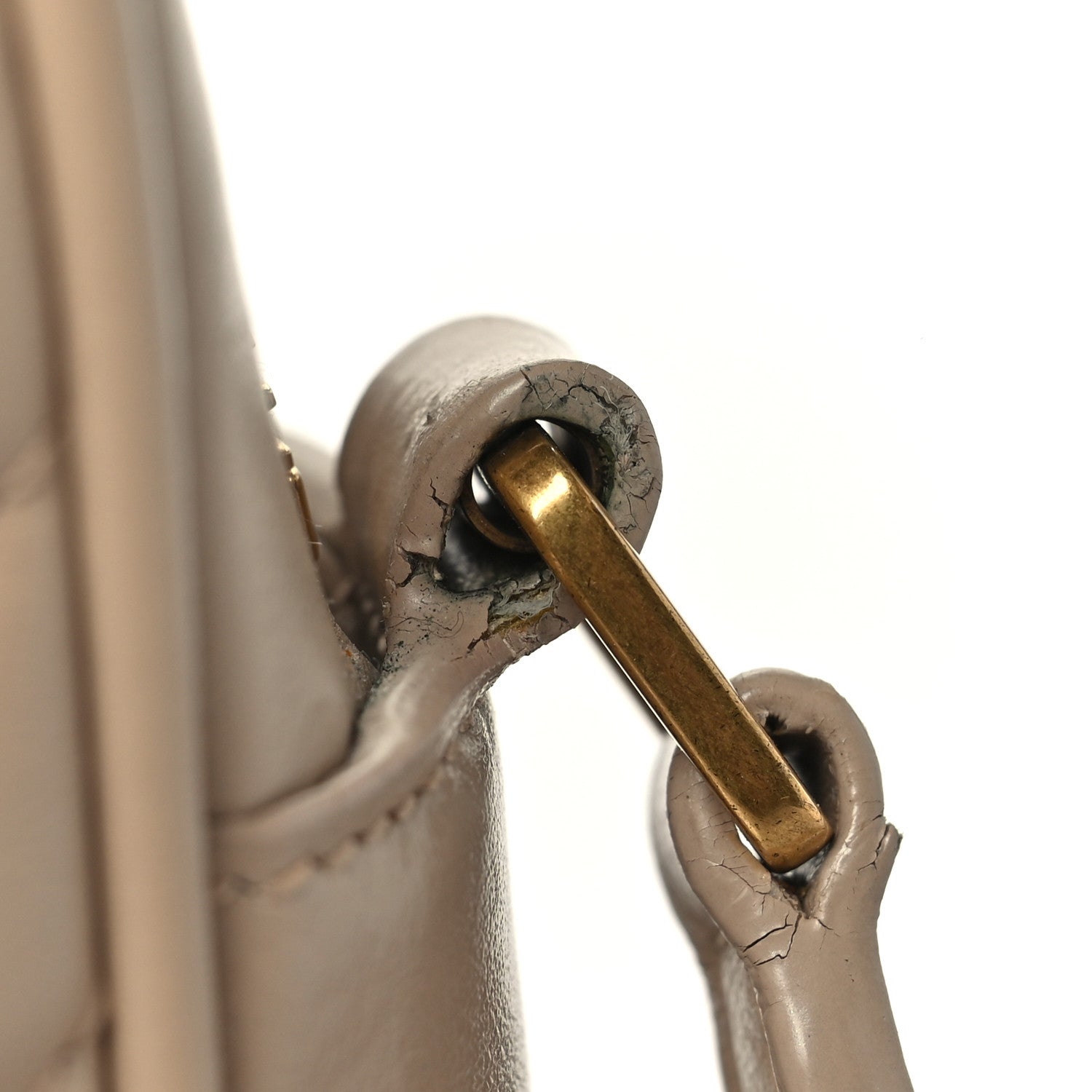 Saint Laurent Calfskin Matelasse Monogram Lou Camera Bag Dark Beige Dark Beige 11 of 11