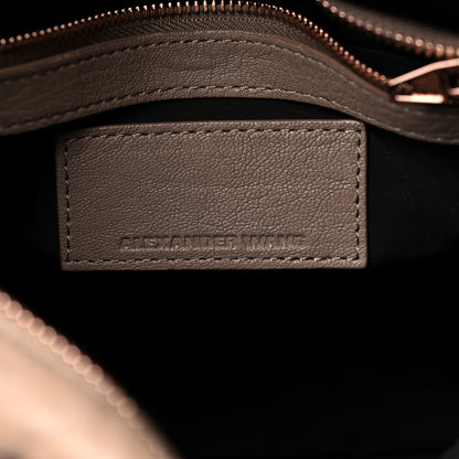 Alexander Wang Pebbled Lambskin Rocco Latte Rose Gold Hardware 6 of 8