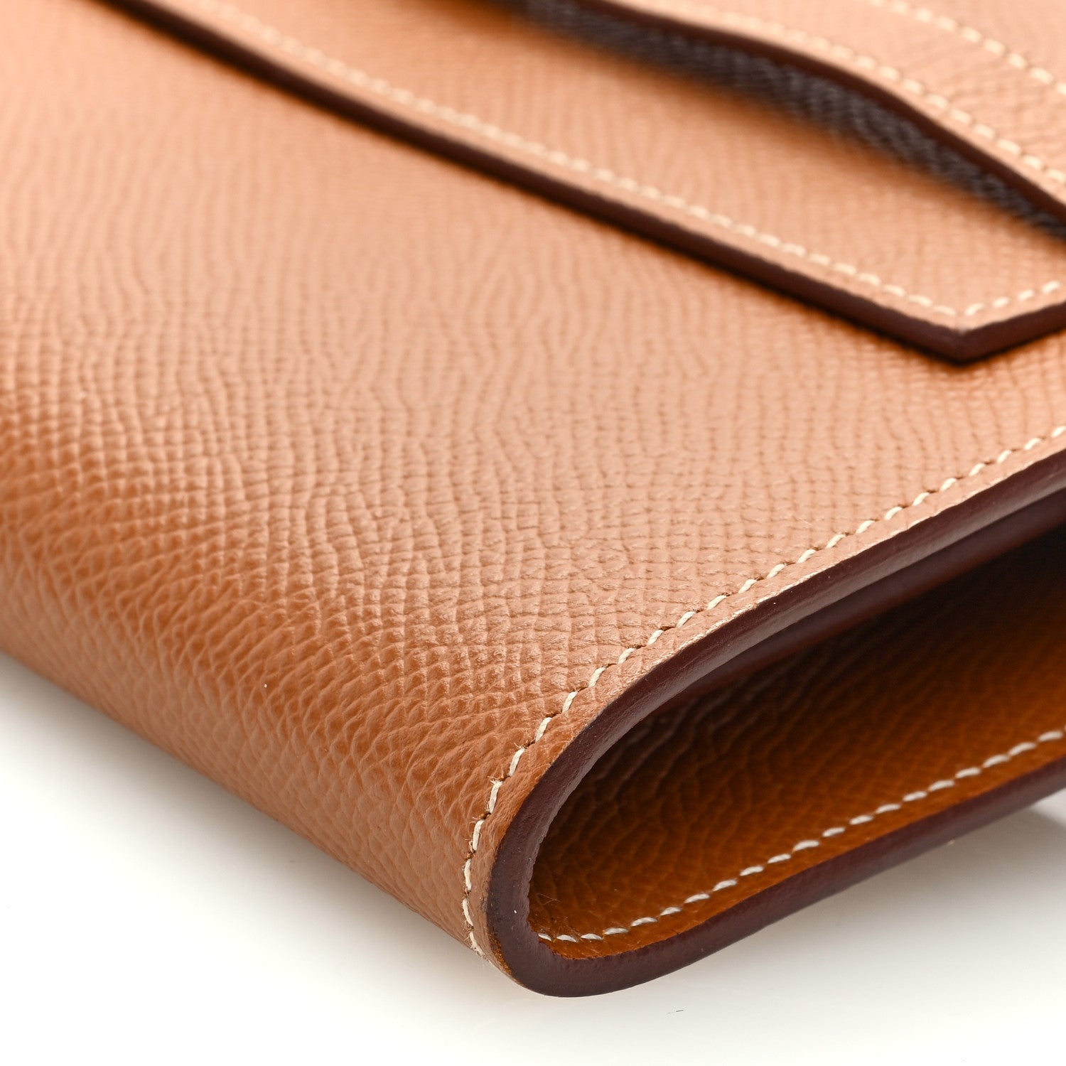 Hermes Epsom Kelly Wallet To Go Gold 8 of 9