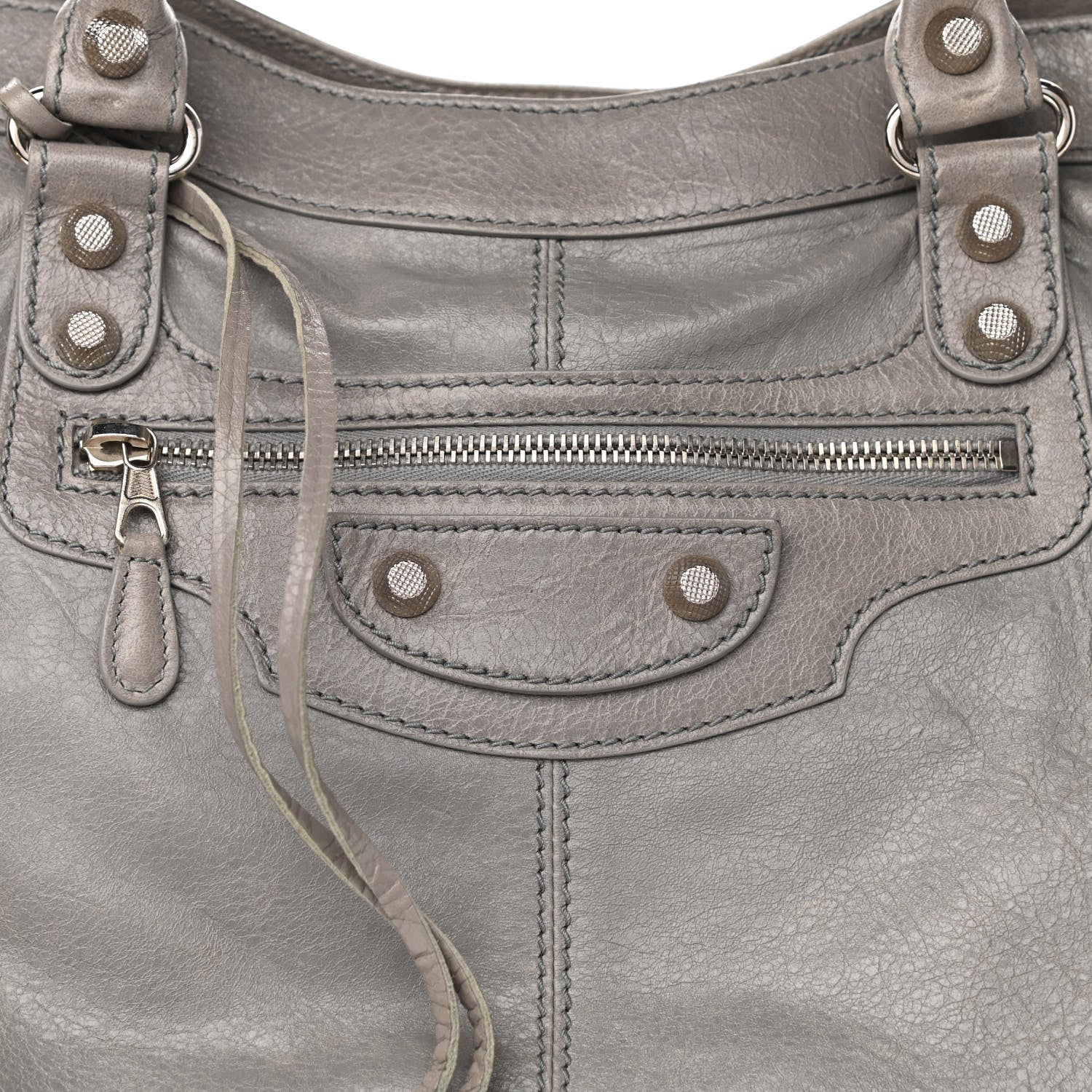 Balenciaga Agneau Giant 12 Silver Hardware Monday Gris Pyrite 7 of 9