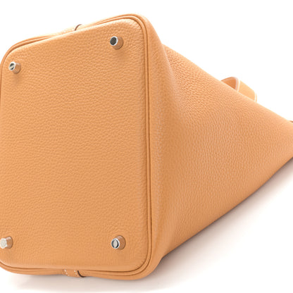 Hermes Taurillon Clemence Picotin Lock 22 MM Natural Sable 10 of 10