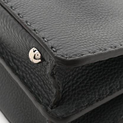 Fendi Cuoio Romano Selleria Chamois Small Peekaboo I SEE U Satchel Asfalto Camelia 11 of 12
