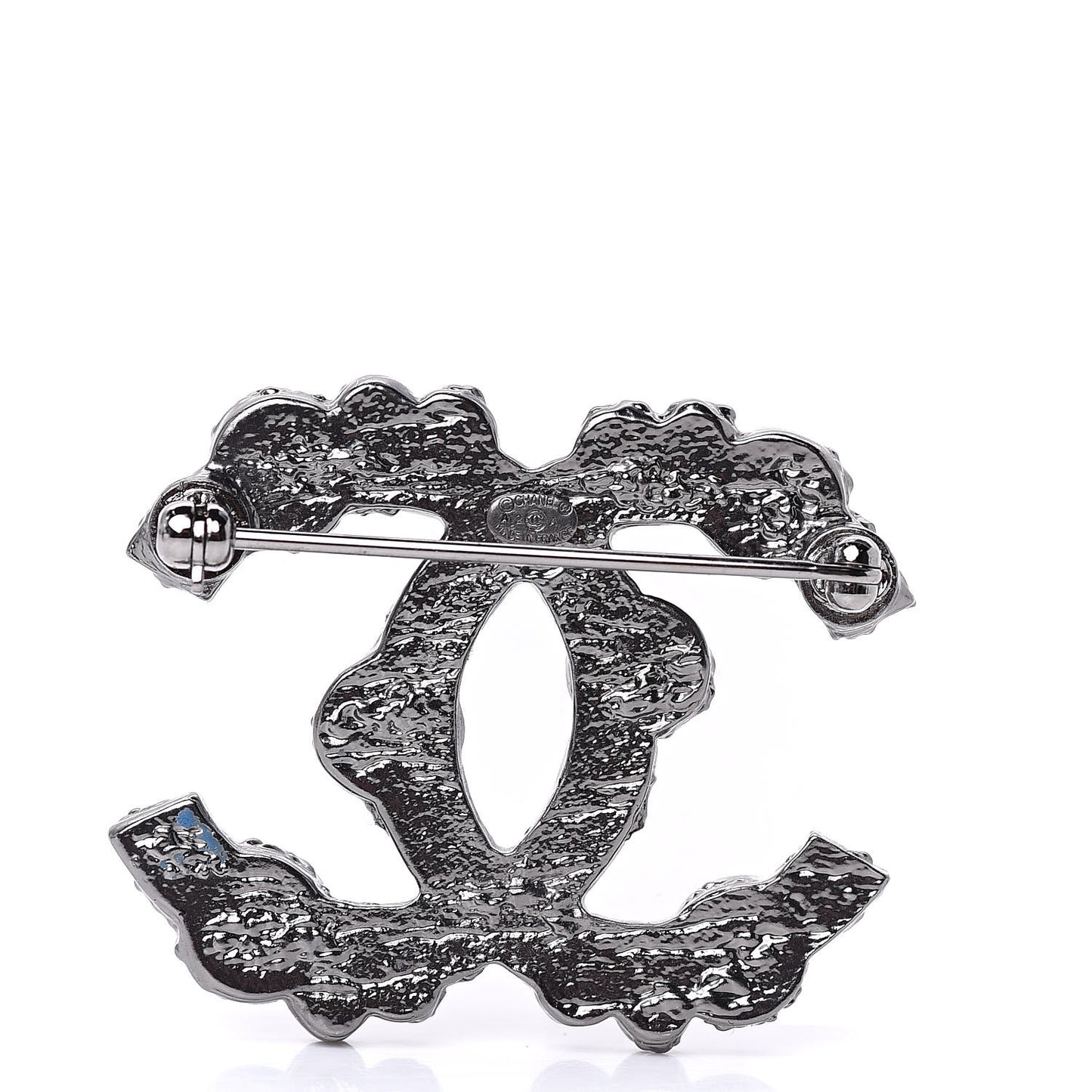 Ruthenium Crystal CC Brooch