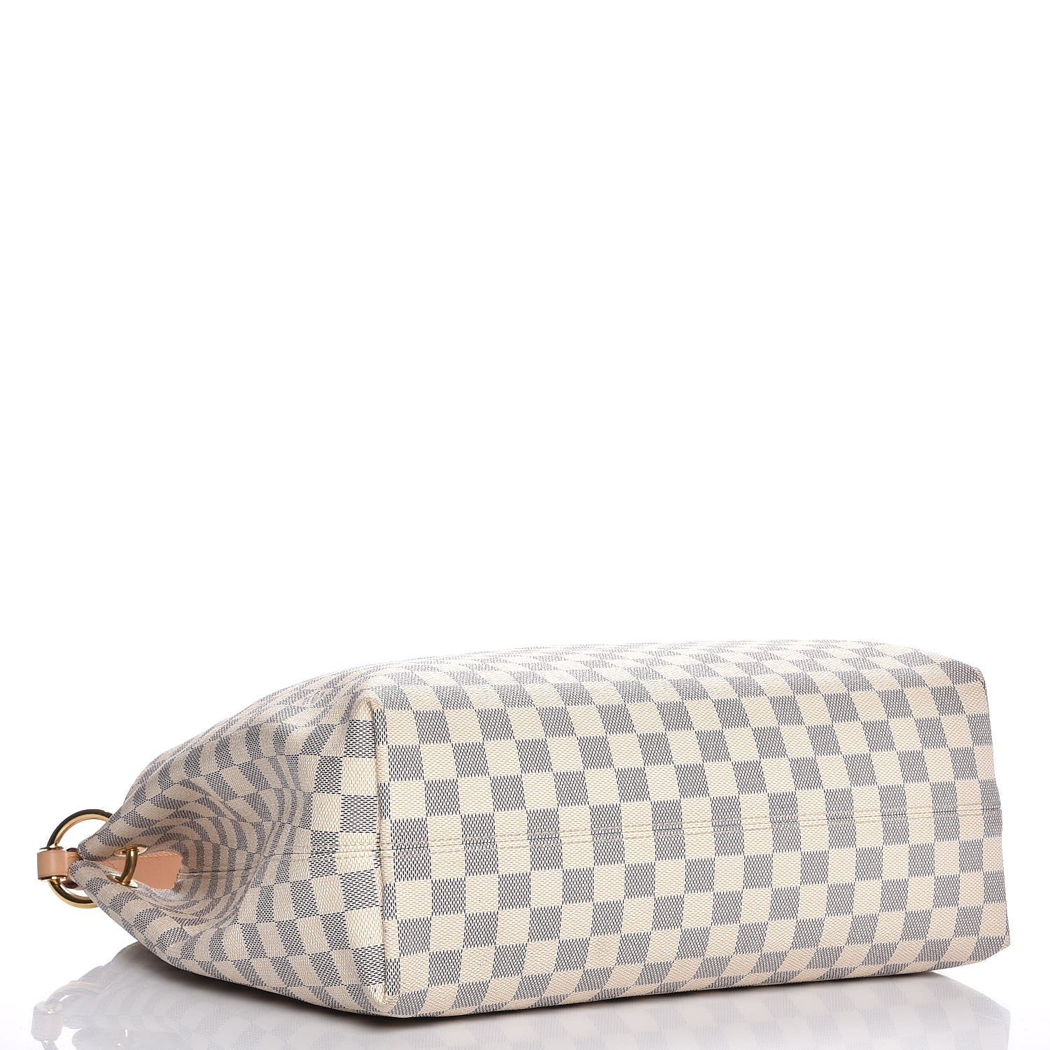 Louis Vuitton Damier Azur Graceful MM Rose Ballerine 4 of 7