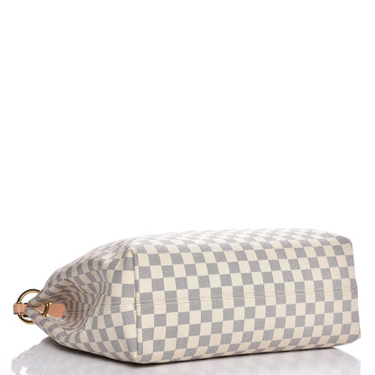 Louis Vuitton Damier Azur Graceful MM Rose Ballerine 4 of 7