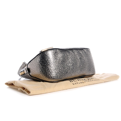 Burberry Heritage Grain Small Orchard Bowling Bag Silver 4 of 14