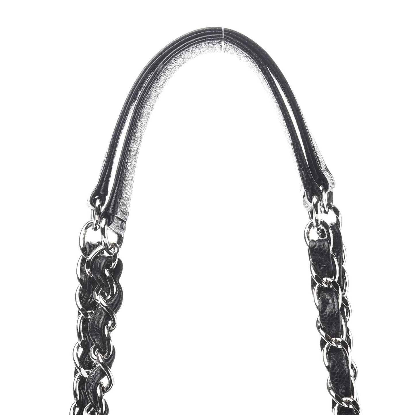 Caviar Quilted Grand Shopping Tote GST Black