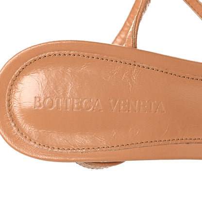 Bottega Veneta Crush Calfskin The Line 90mm Sandals 39 Clay 8 of 8