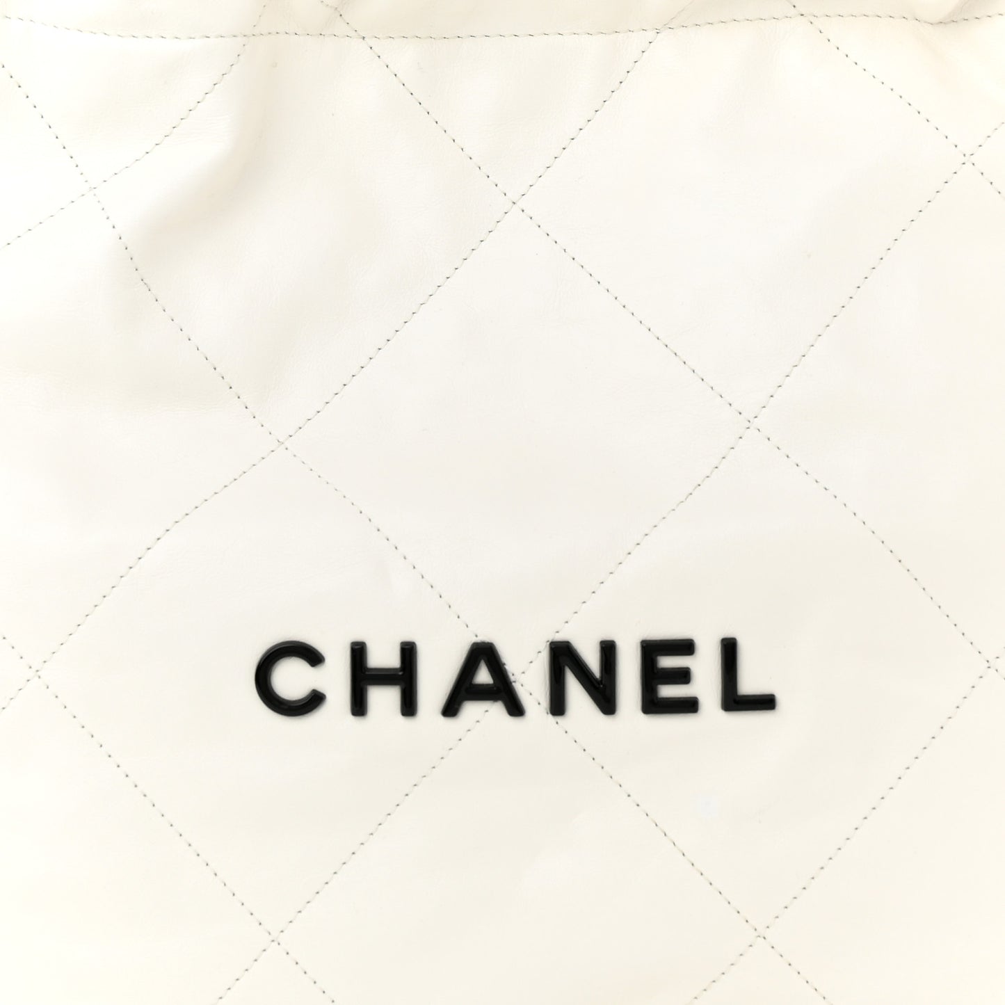 Calfskin Quilted Small Chanel 22 White