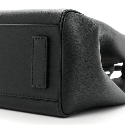 Versace Grained Calfskin Small La Medusa Tote Bag Black 9 of 16