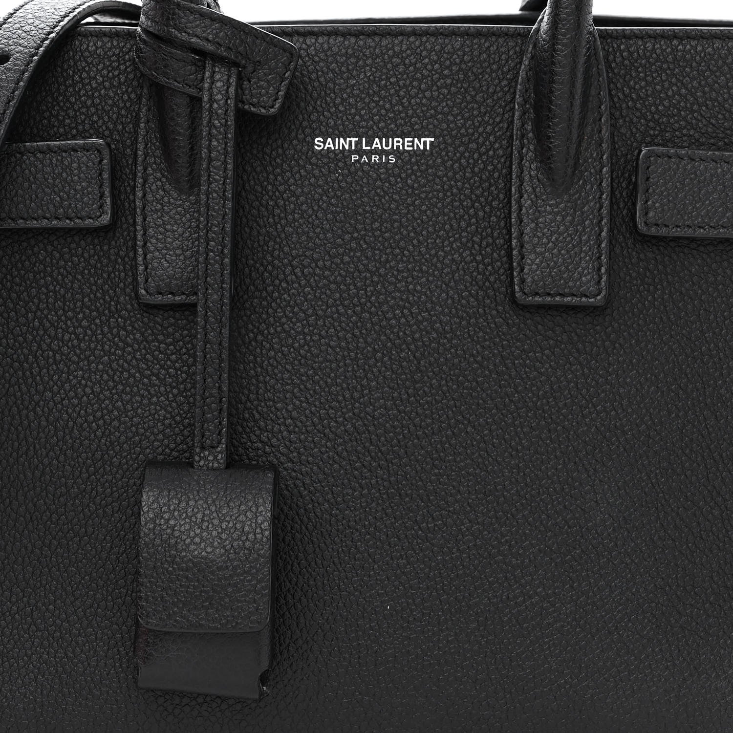 Saint Laurent Grain de Poudre Nano Sac De Jour Black 8 of 12