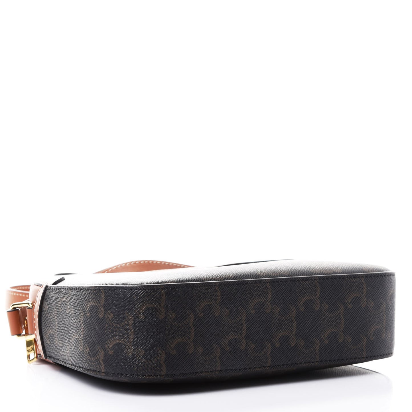 Triomphe Canvas Small Camera Bag Tan