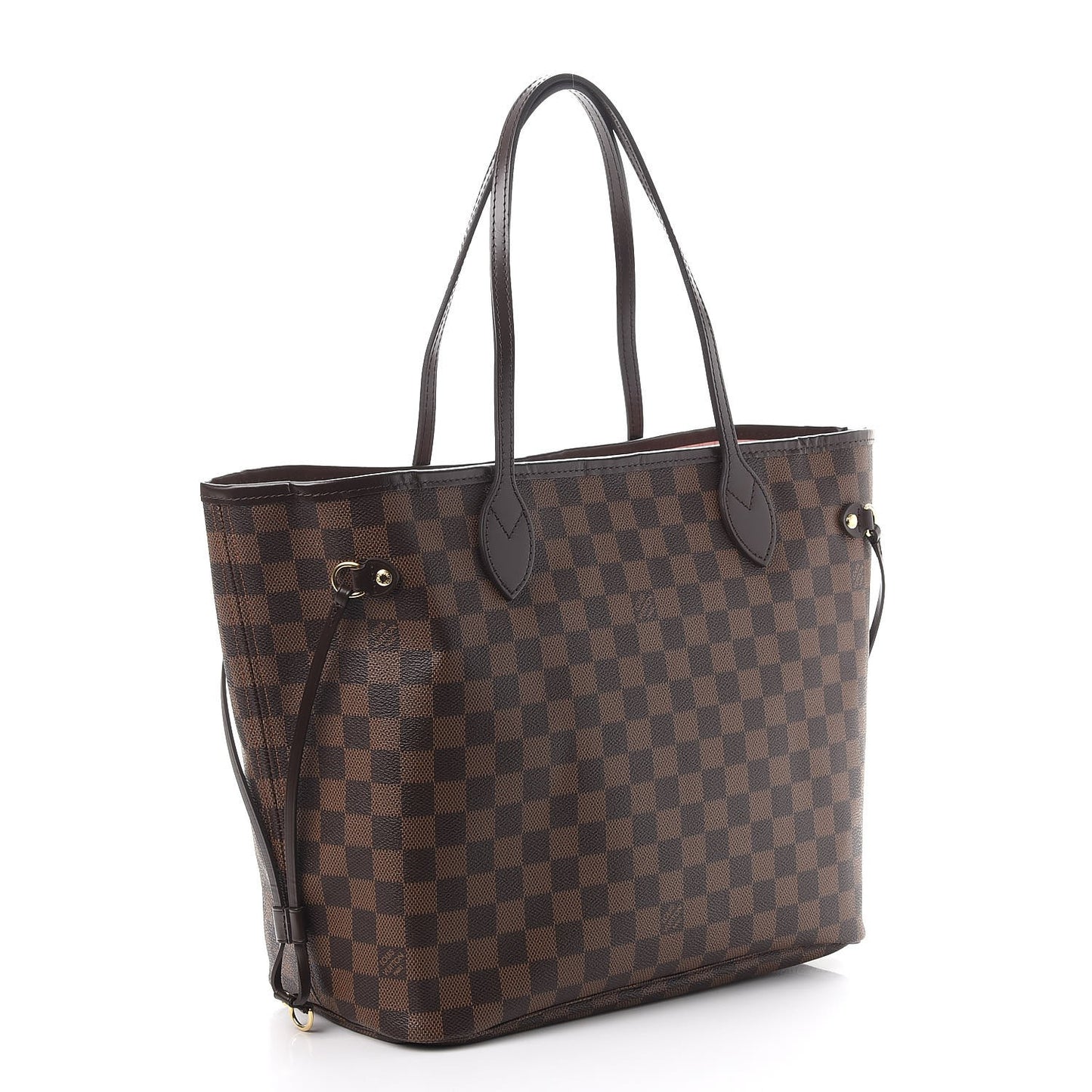 Damier Ebene Neo Neverfull MM Rose Ballerine