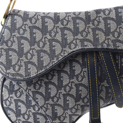 Christian Dior Monogram Saddle Bag Black 18 of 27