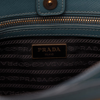 Prada Saffiano Lux Medium Tote Ottanio 8 of 9