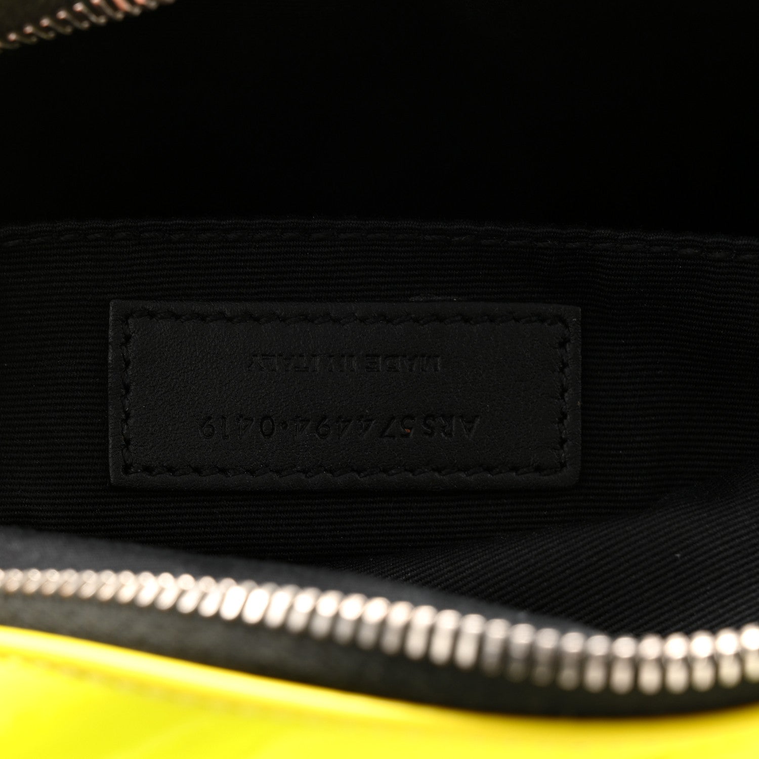 Saint Laurent Patent Calfskin Matelasse Monogram Lou Camera Bag Neon Yellow 7 of 11