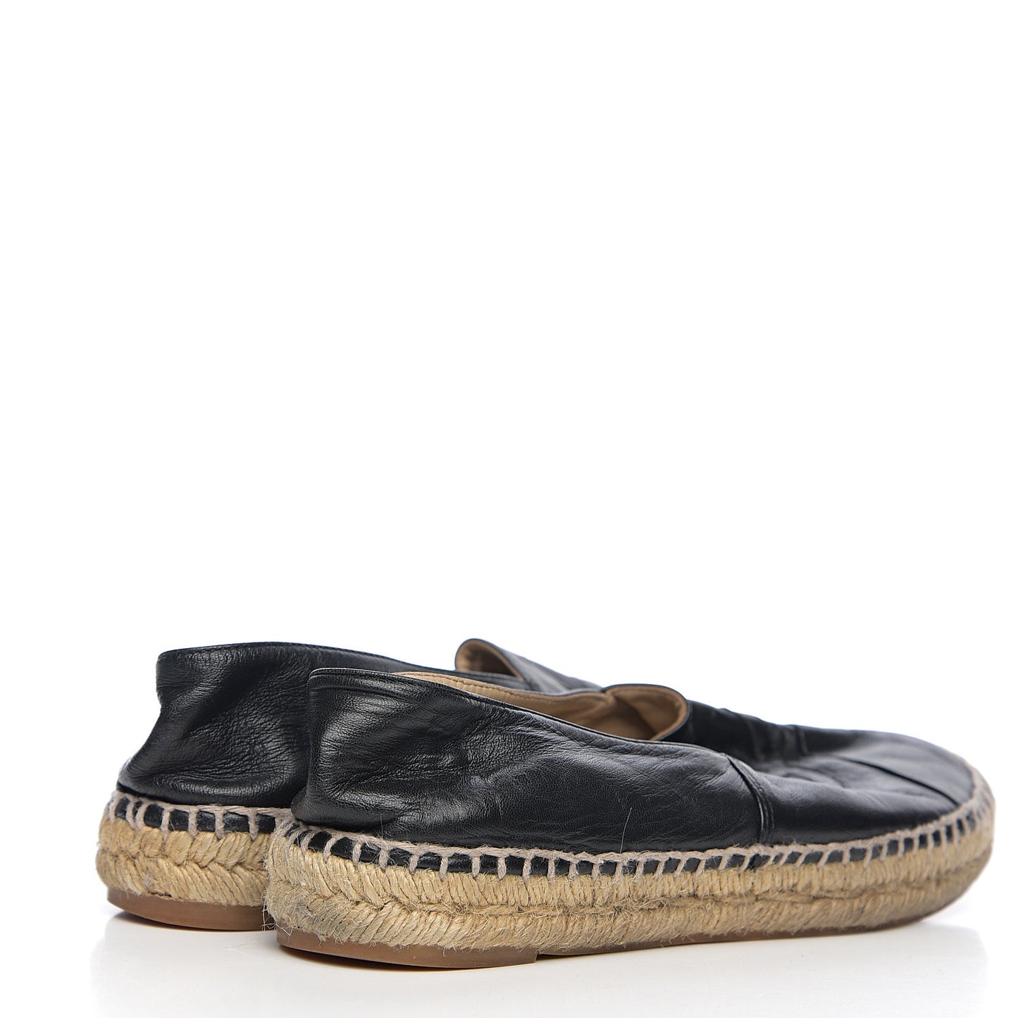 Lambskin CC Espadrilles 38 Black