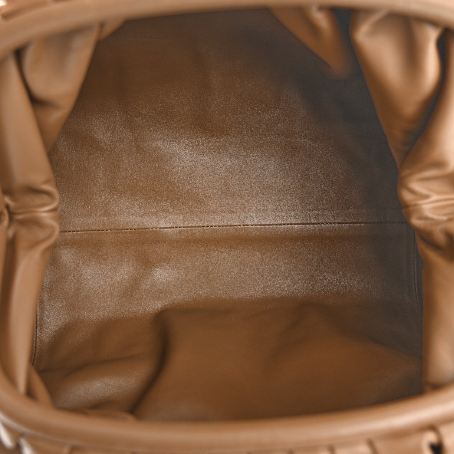 Bottega Veneta Smooth Butter Calf The Pouch Oversized Clutch Cammello 5 of 11