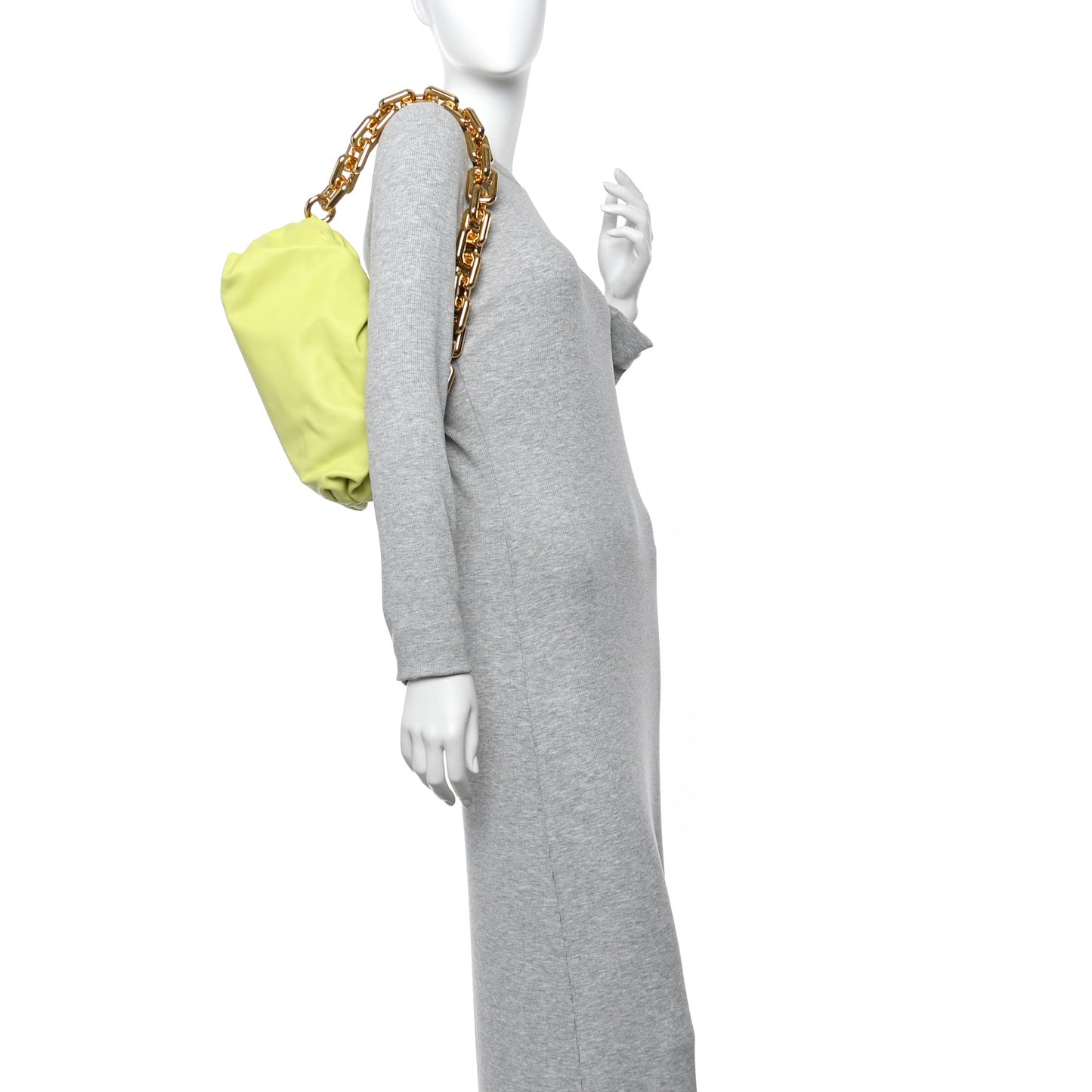 Calfskin The Pouch Chain Seagrass