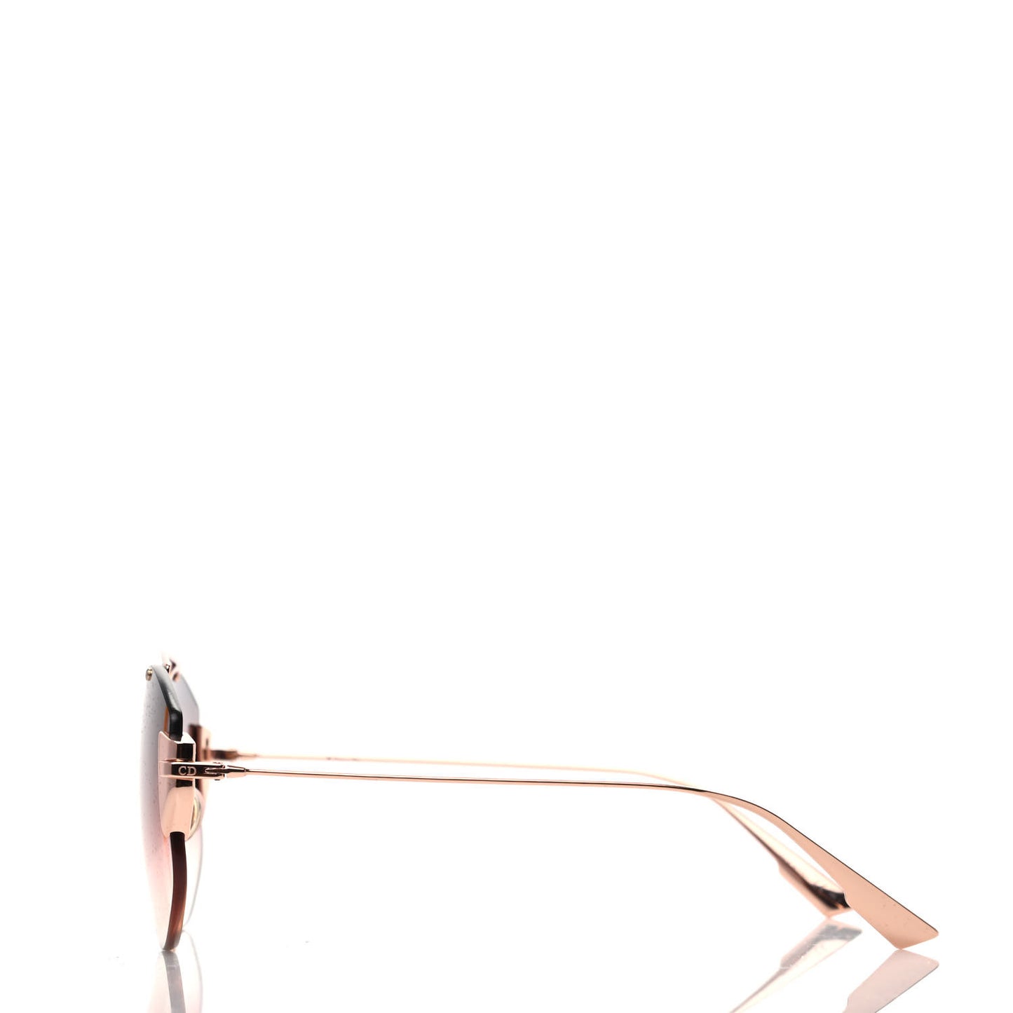 Metal Stronger Aviator Sunglasses Grey Fuschia Rose Gold