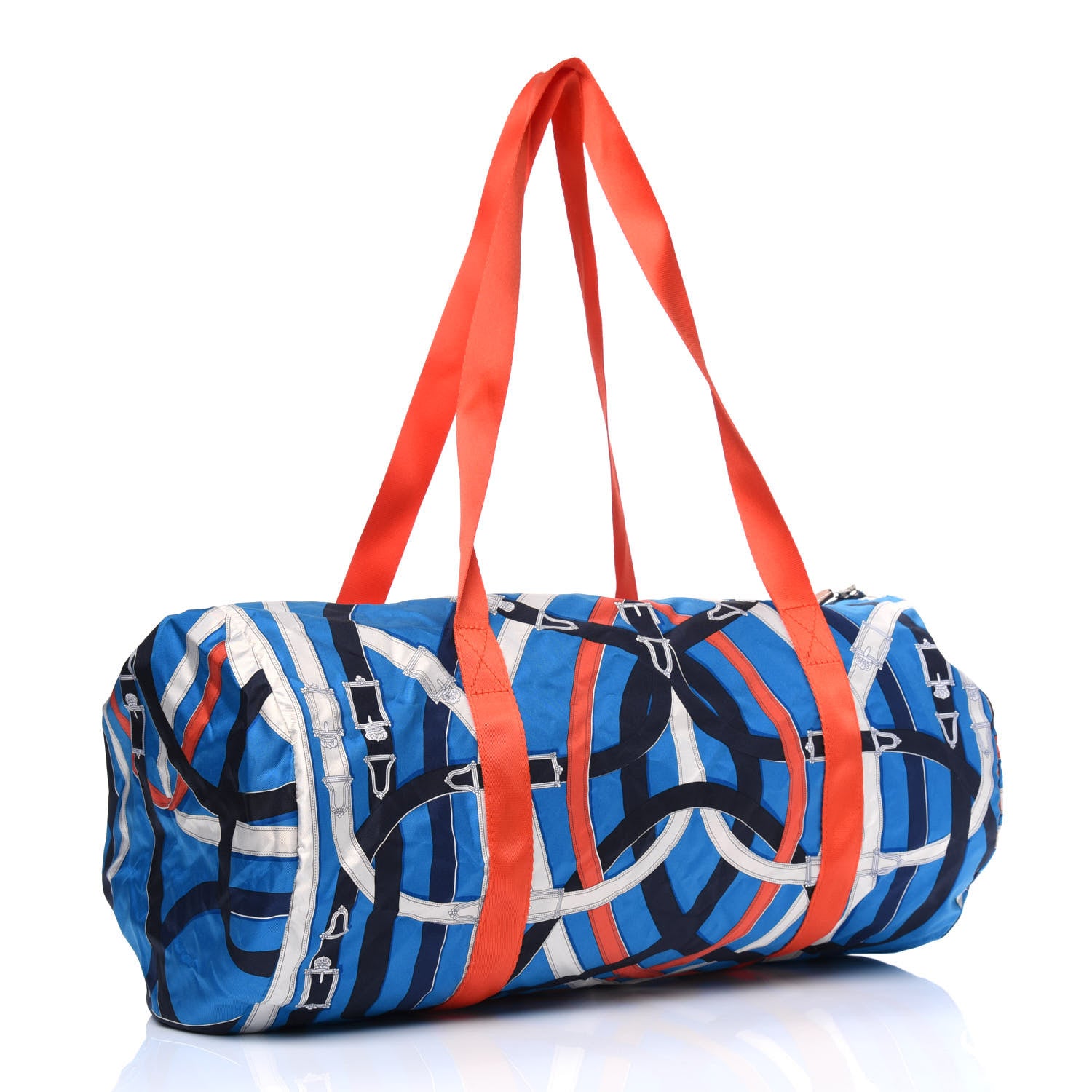 Hermes Silk Barenia Cavalcadour Airsilk Duffle 50 2 of 7