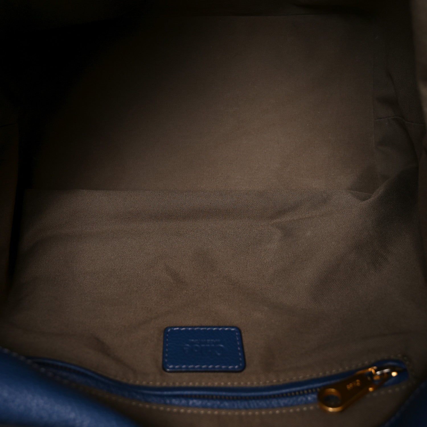 Chloe Calfskin Large New Marcie Tote Royal Navy 5 of 11