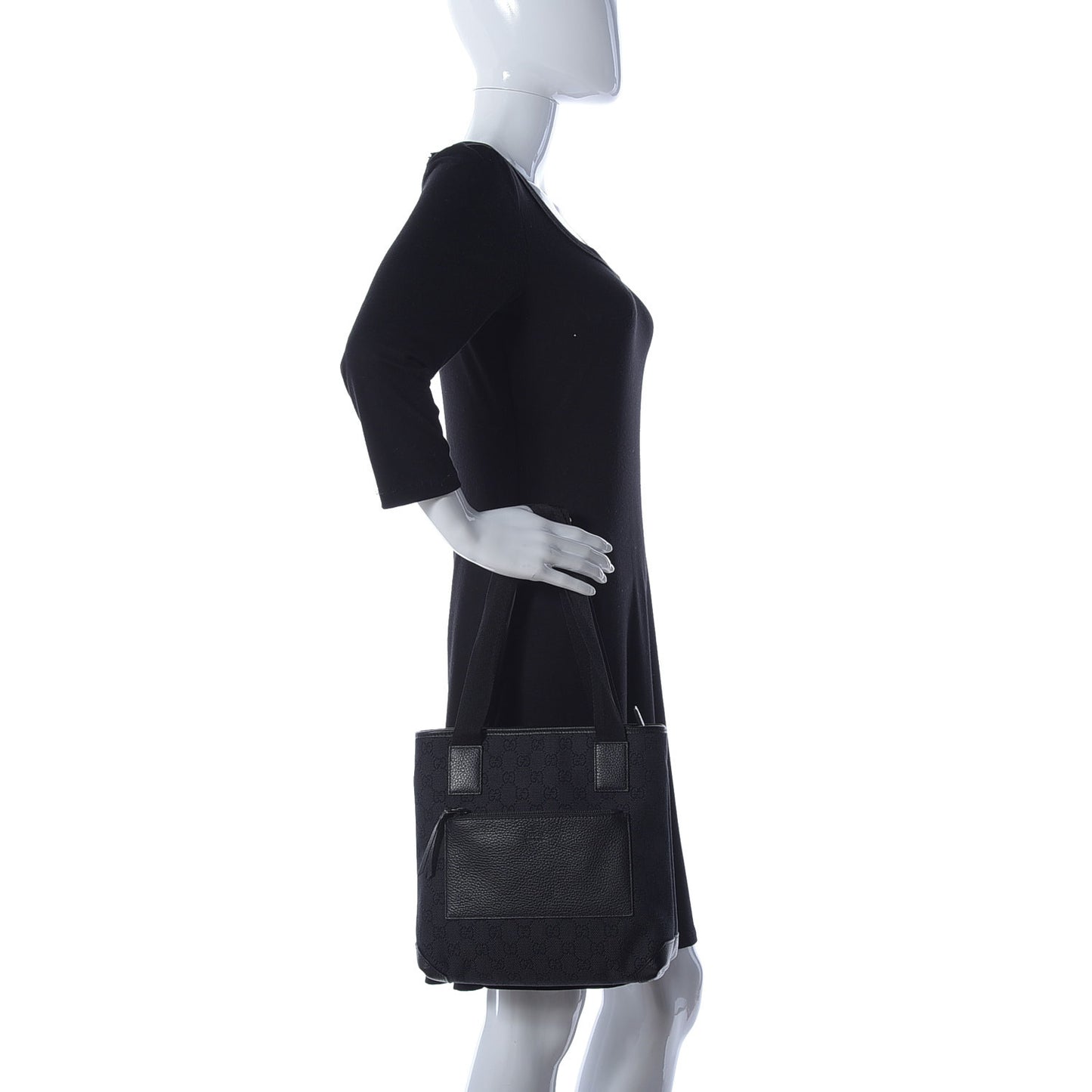 Monogram Tote Bag Black