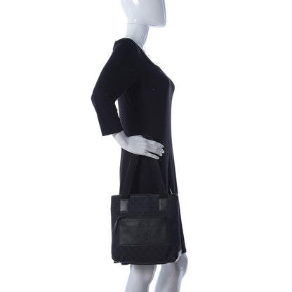 Gucci Monogram Tote Bag Black 2 of 8