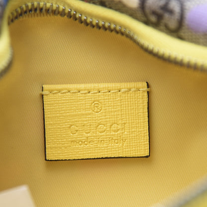 Gucci Soft GG Supreme Monogram Hearts Web Childrens Belt Bag Beige Ebony Multicolor Freesia 5 of 10