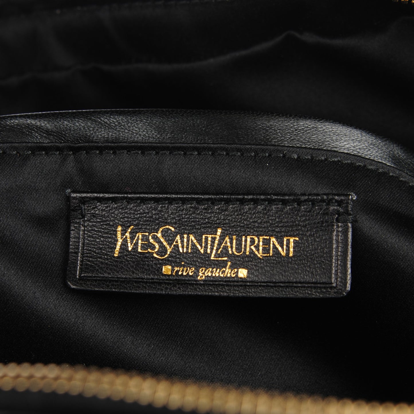 Patent Calfskin Large Muse Black