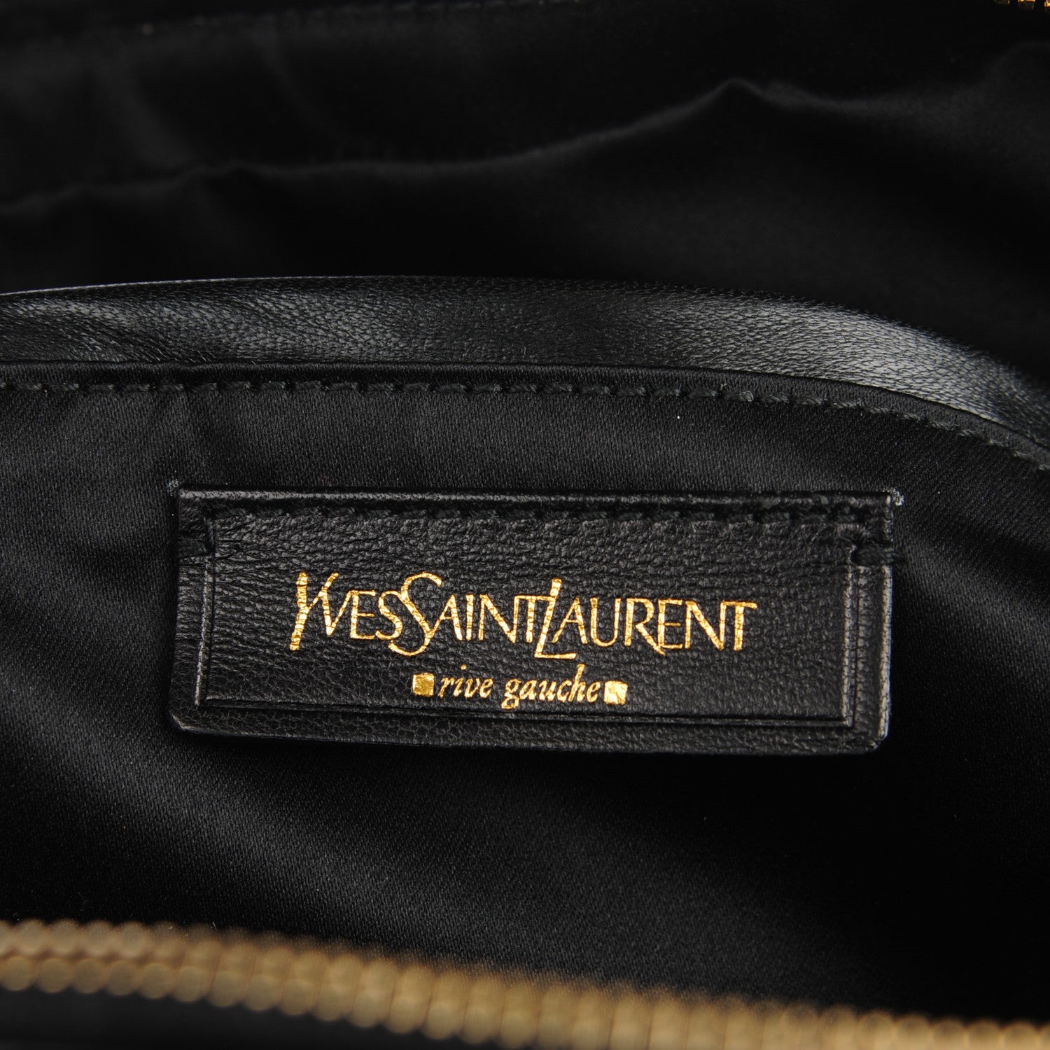 Saint Laurent Patent Calfskin Large Muse Black 6 of 7