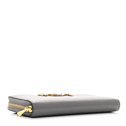 Gucci Grainy Calfskin Zumi Zip Around Wallet Dusty Grey 4 of 8