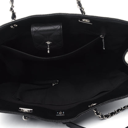 Chanel Caviar Quilted Large Classic Shopping Tote Black 4 of 4
